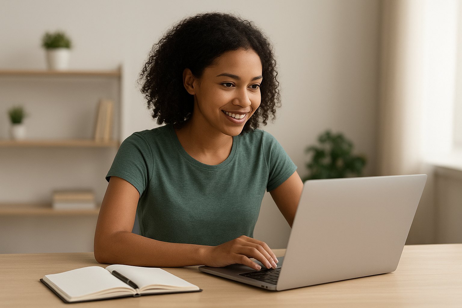 Estudiante aprendiendo finanzas personales